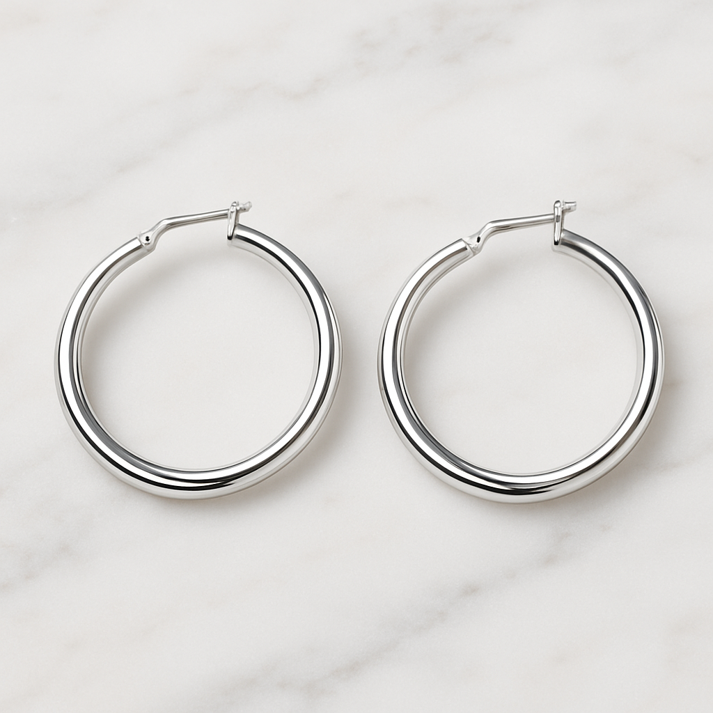 Boucle d'oreille Créole Argent