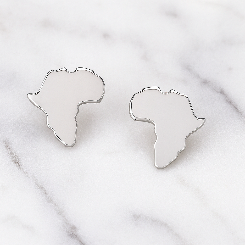 Boucle d'oreille AFRICA puce