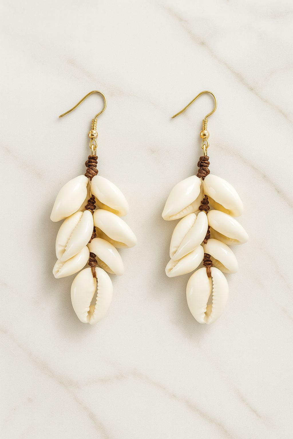 Boucle d'oreille pendante KORI