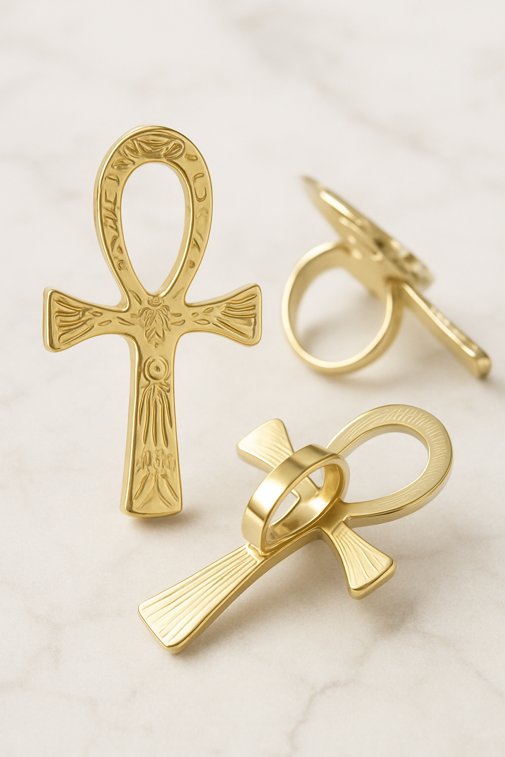 Bague grande ankh