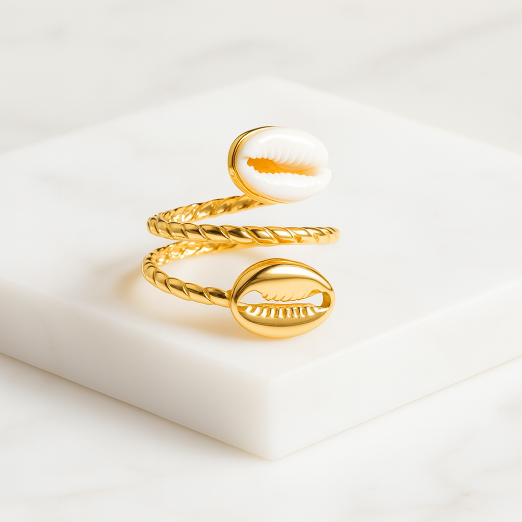 Bague 2 cauri