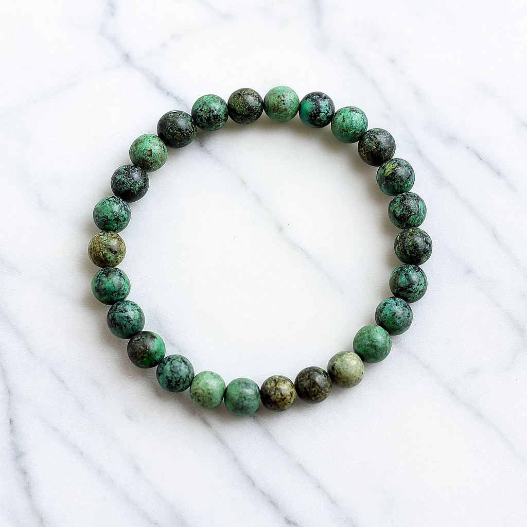 Bracelet Perle naturelle AFRICAN TURQUOISE