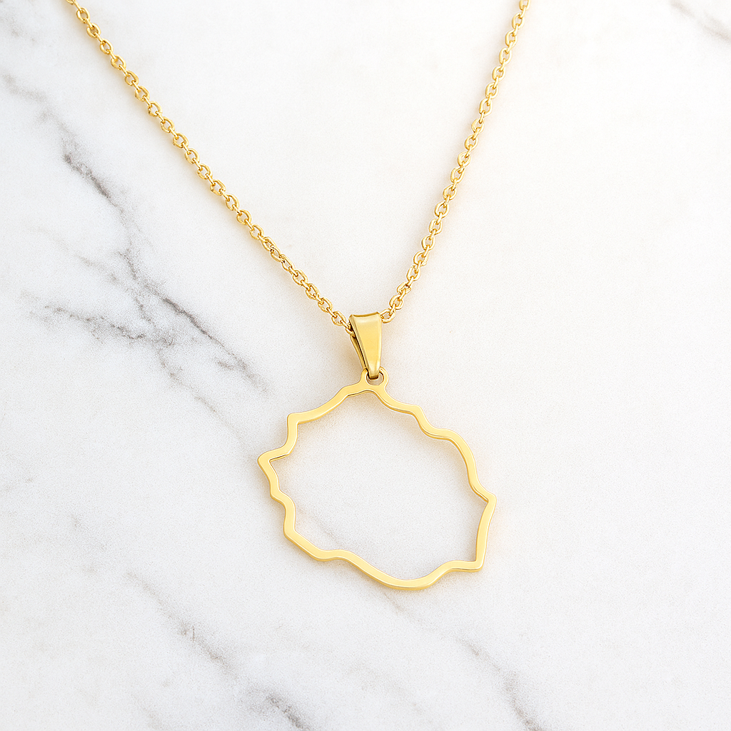 Collier et pendentif LA REUNION comment i lé