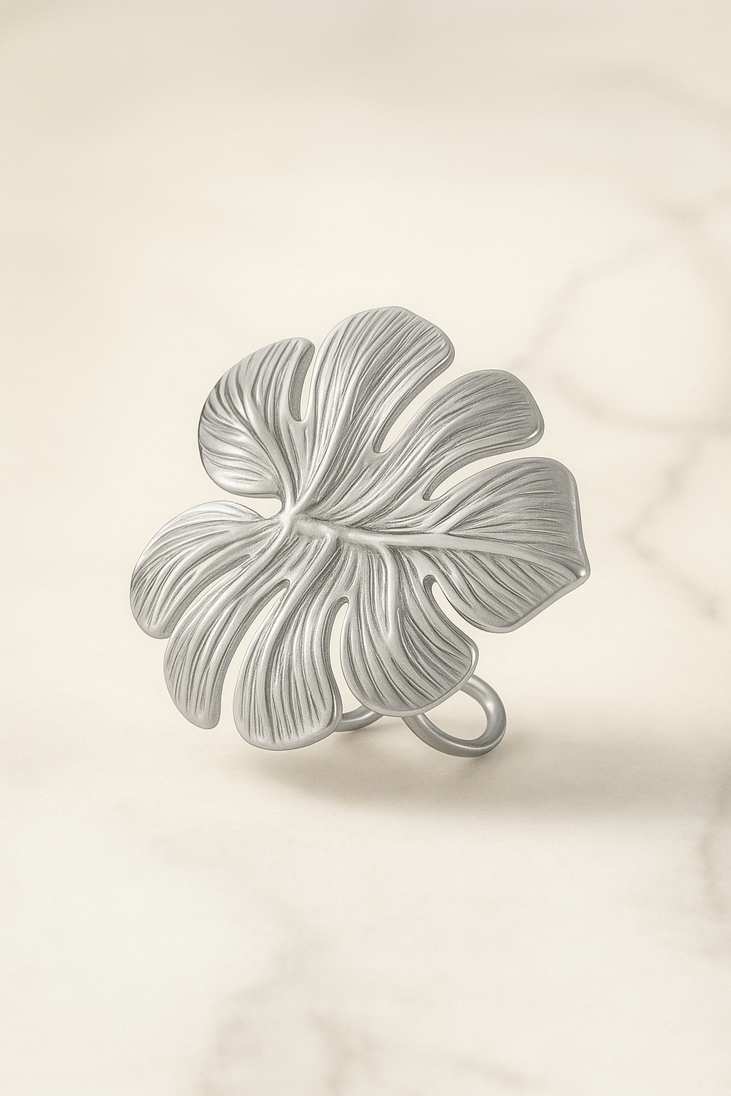 Bague feuille Monstera