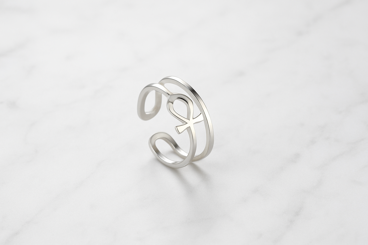Bague ankh