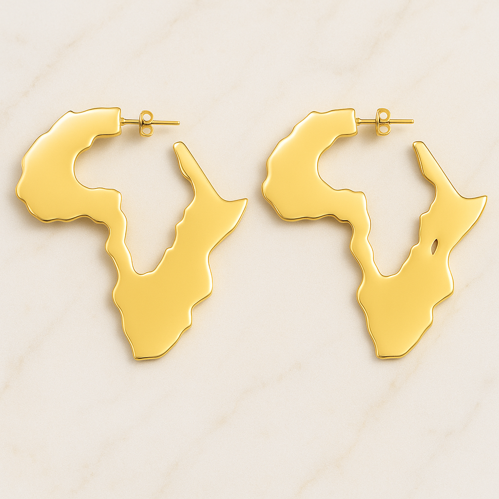 Boucle d'oreille la grande Afrique