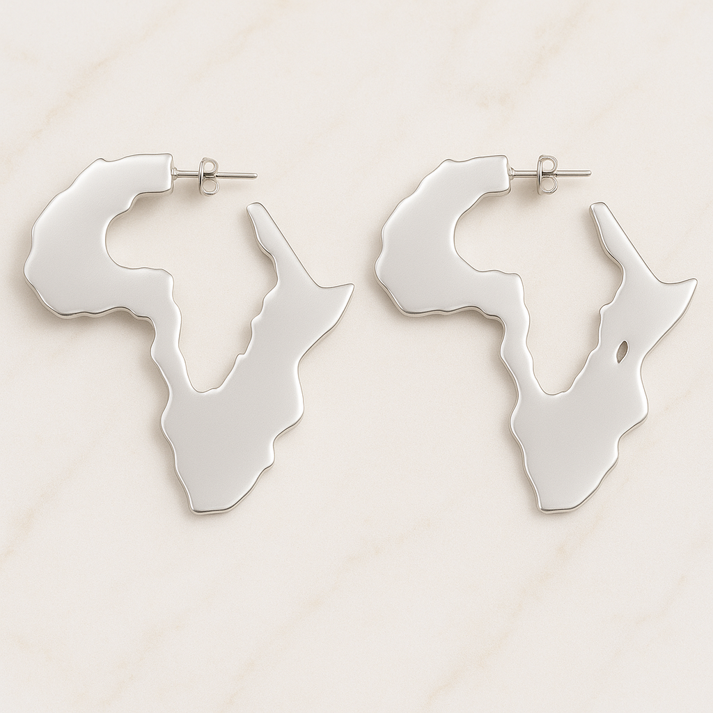 Boucle d'oreille la grande Afrique