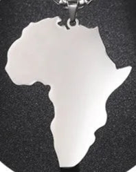 Collier carte afrique
