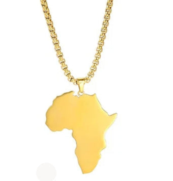 Collier carte afrique
