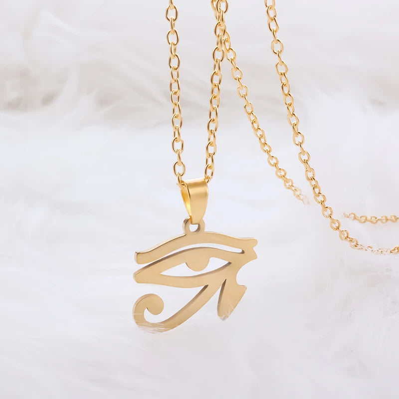Collier pendentif œil d'Horus